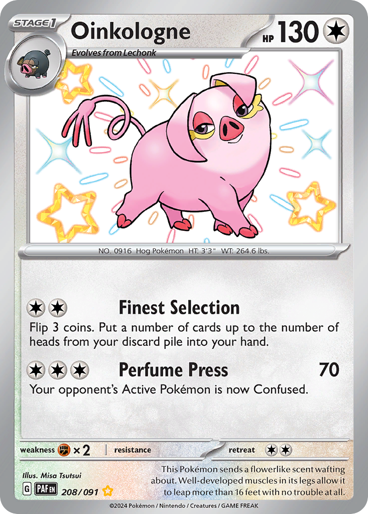 Oinkologne — SV: Paldean Fates #208/091