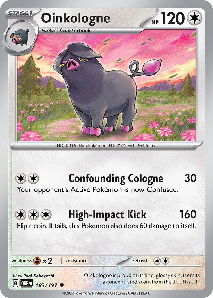 Oinkologne — SV03: Obsidian Flames #183/197