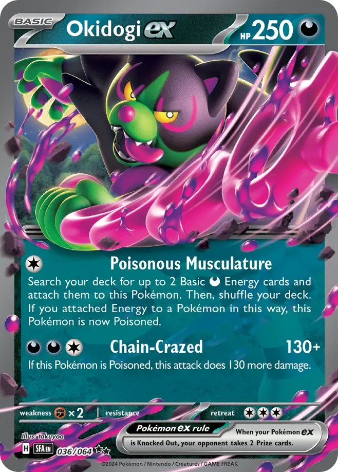 Okidogi ex — Prize Pack Series Cards #036/064