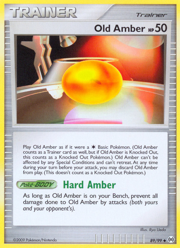 Old Amber — Arceus #89/99