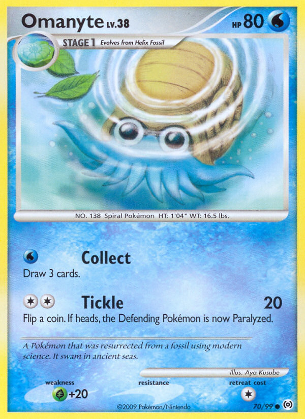 Omanyte — Arceus #70/99