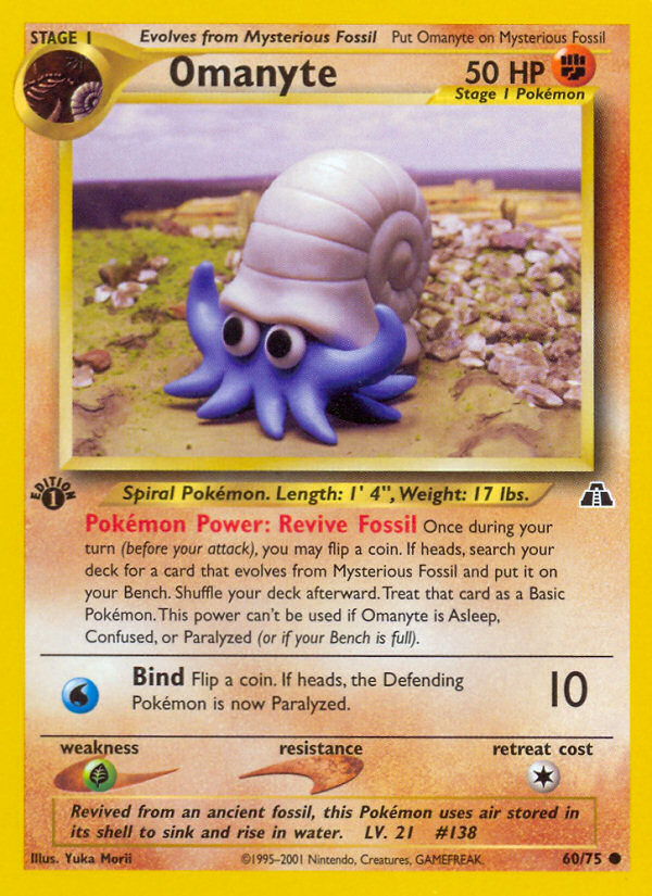 Omanyte — Neo Discovery #60/75