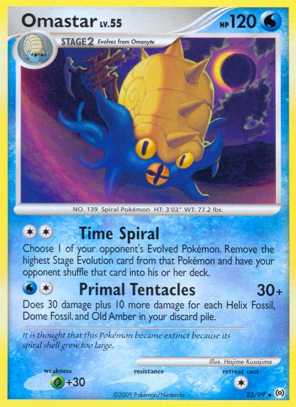Omastar — Arceus #23/99