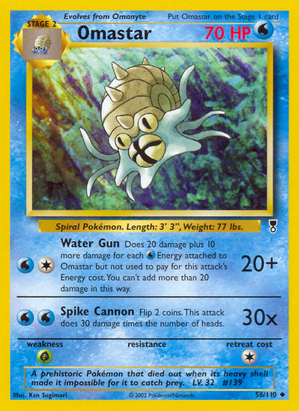 Omastar — Legendary Collection #058/110