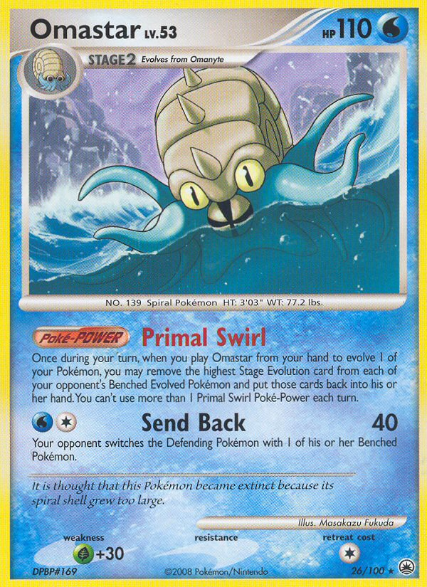 Omastar — Majestic Dawn #26/100