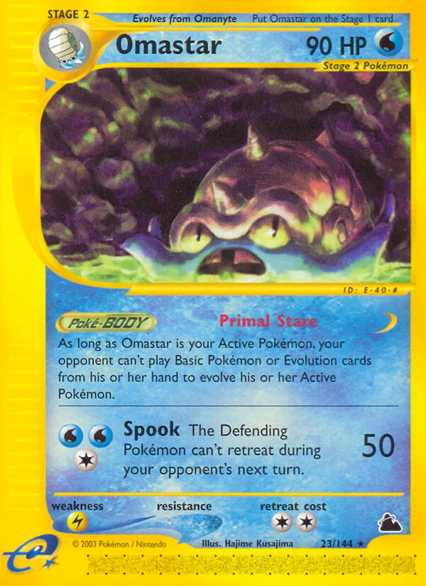 Omastar — Skyridge #023/144