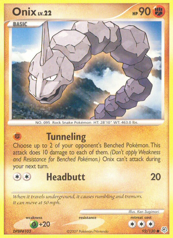 Onix — Diamond and Pearl #92/130