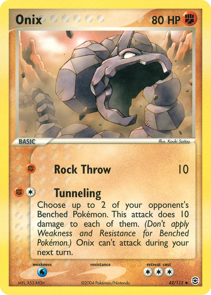 Onix — FireRed & LeafGreen #42/112