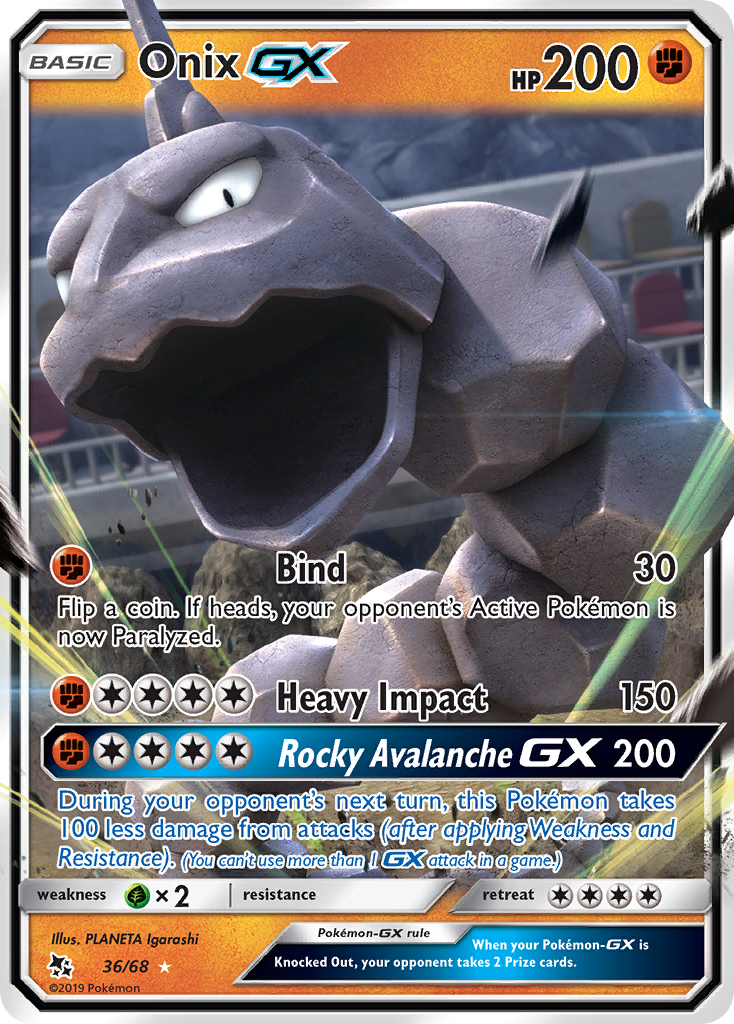 Onix GX — Hidden Fates #36/68