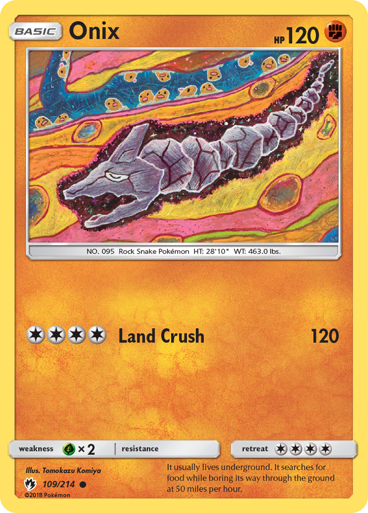Onix — SM - Lost Thunder #109/214