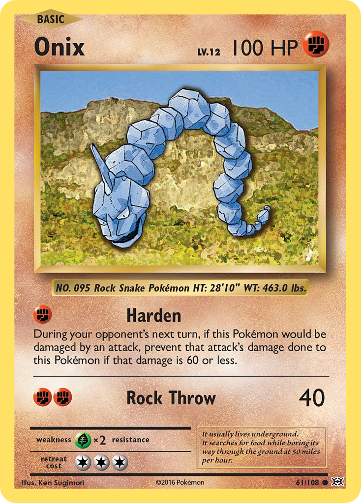 Onix — XY - Evolutions #61/108