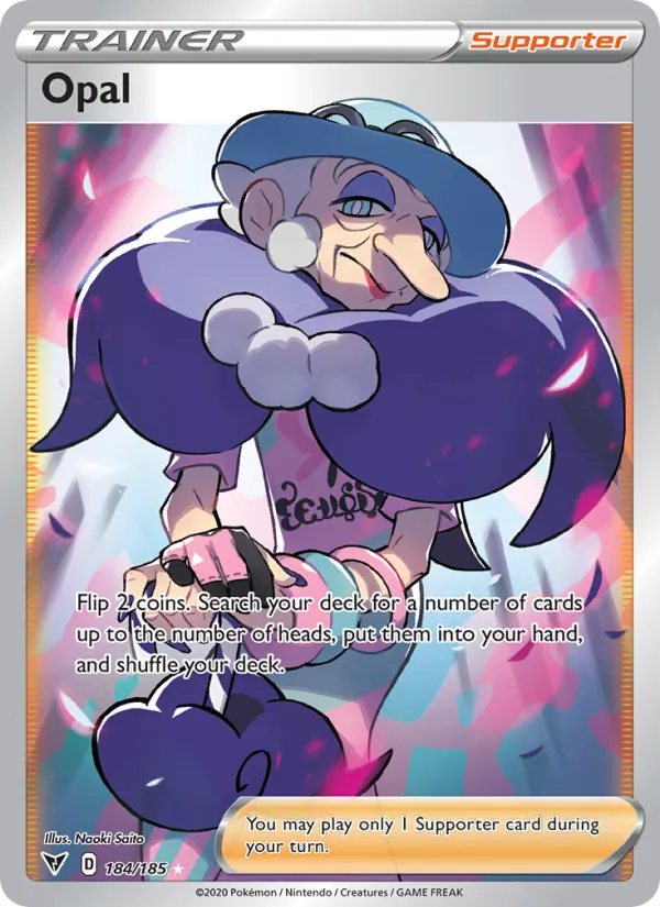Opal (Full Art) — SWSH04: Vivid Voltage #184/185