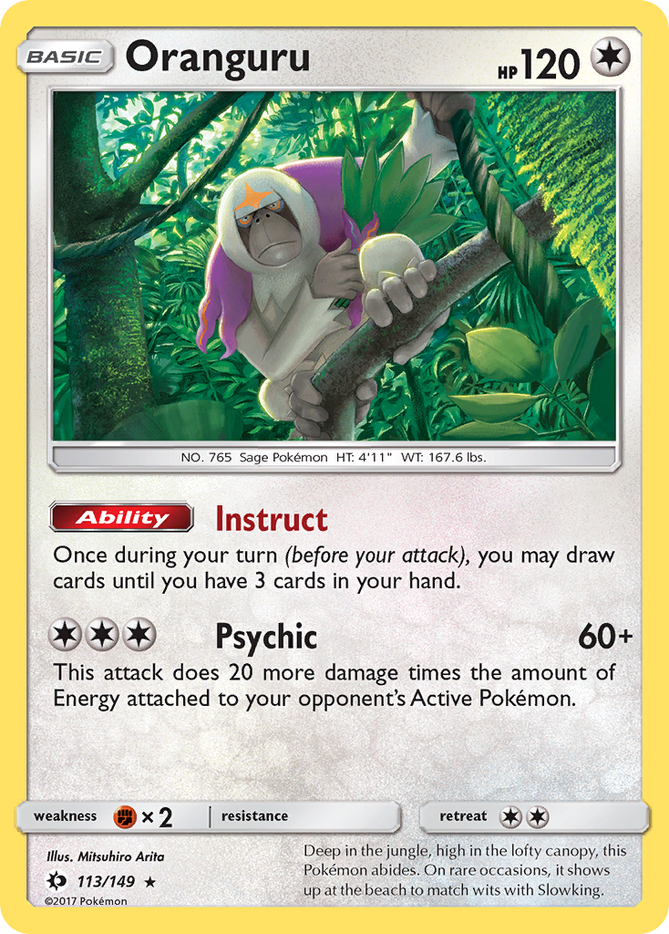 Oranguru — SM Base Set #113/149