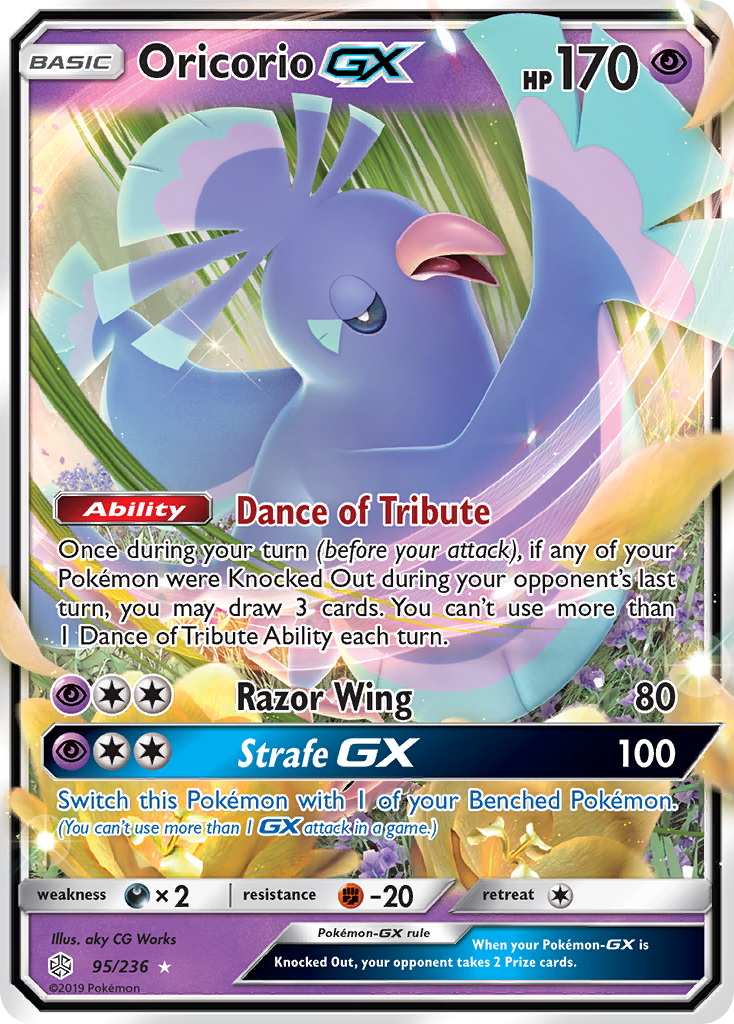 Oricorio GX — SM - Cosmic Eclipse #95/236