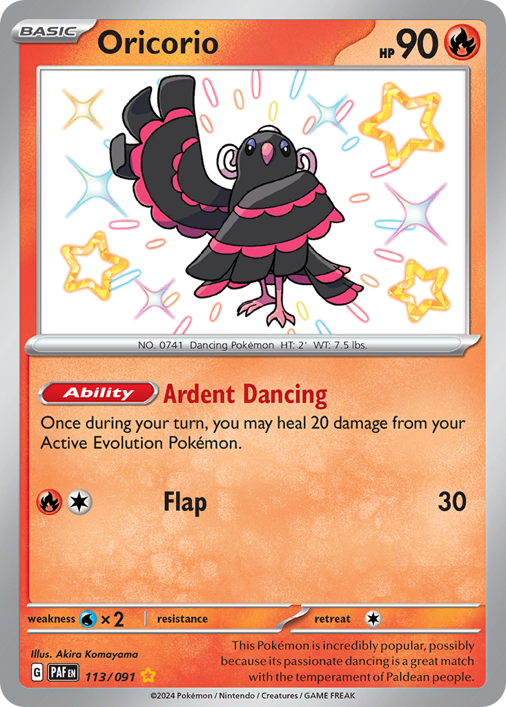 Oricorio — SV: Paldean Fates #113/091