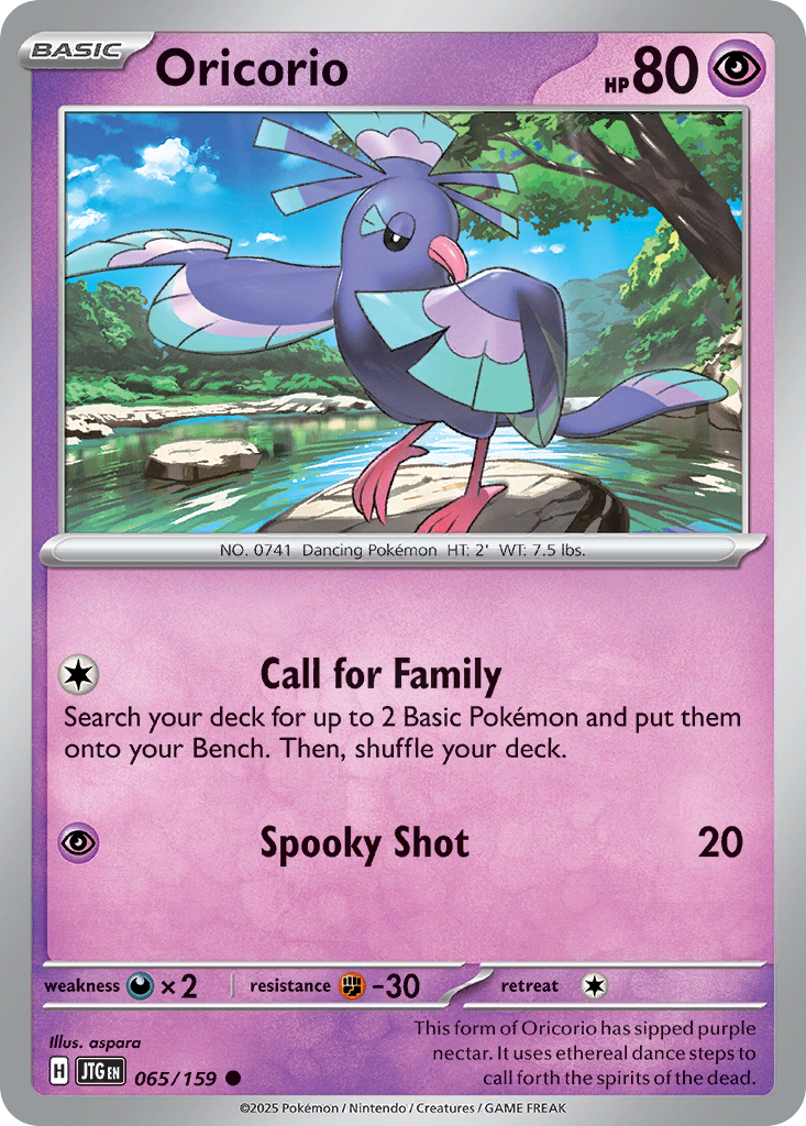 Oricorio — SV09: Journey Together #065/159
