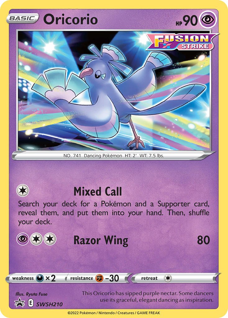 Oricorio — SWSH: Sword & Shield Promo Cards #SWSH210