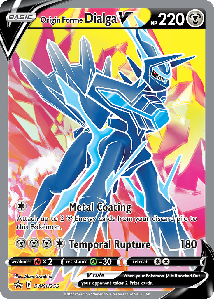 Origin Forme Dialga V — SWSH: Sword & Shield Promo Cards #SWSH255