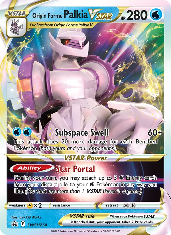 Origin Forme Palkia VSTAR — SWSH: Sword & Shield Promo Cards #SWSH254