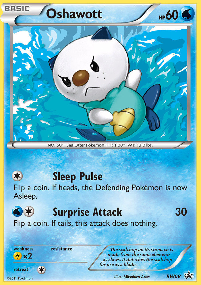Oshawott — Black and White Promos #BW08