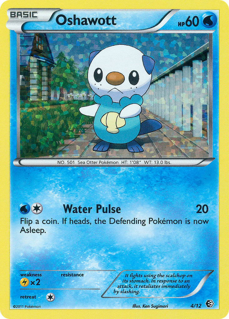 Oshawott — McDonald's Promos 2011 #004/012