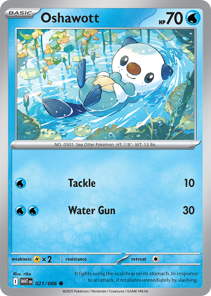 Oshawott — SV: White Flare #021/086