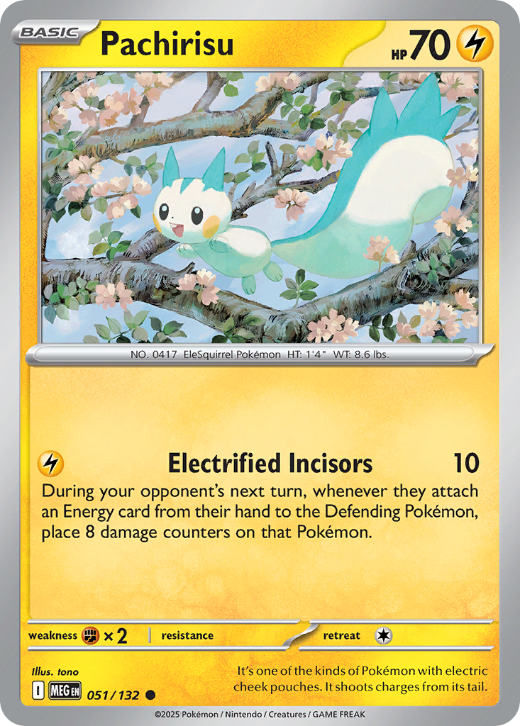 Pachirisu — ME01: Mega Evolution #051/132