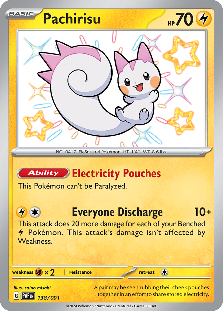 Pachirisu — SV: Paldean Fates #138/091