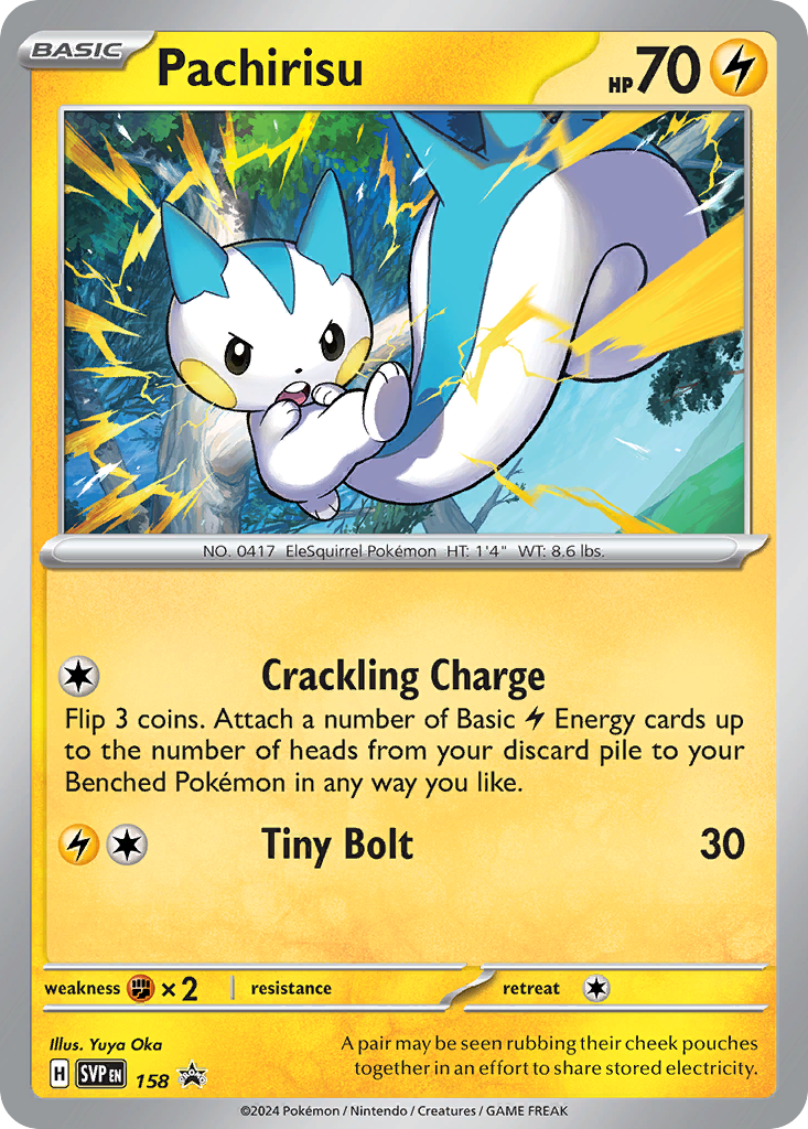 Pachirisu — SV: Scarlet & Violet Promo Cards #158