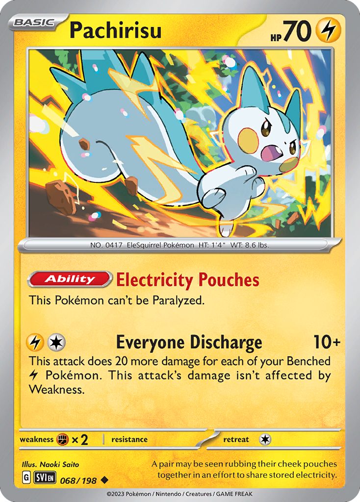 Pachirisu — SV01: Scarlet & Violet Base Set #068/198