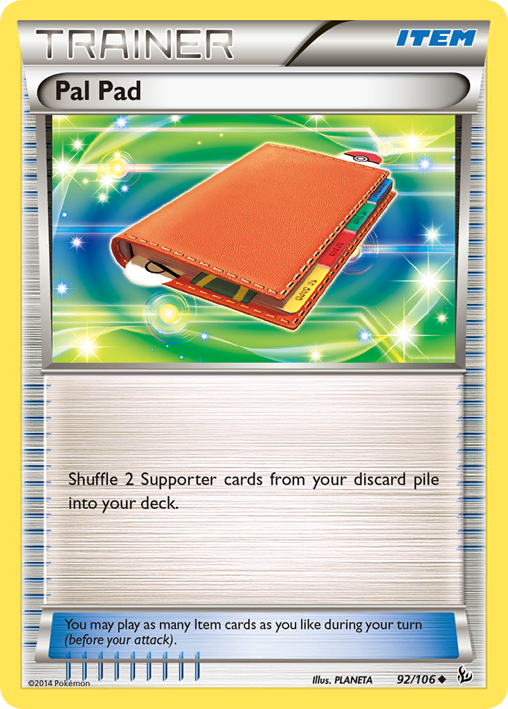 Pal Pad — XY - Flashfire #92/106
