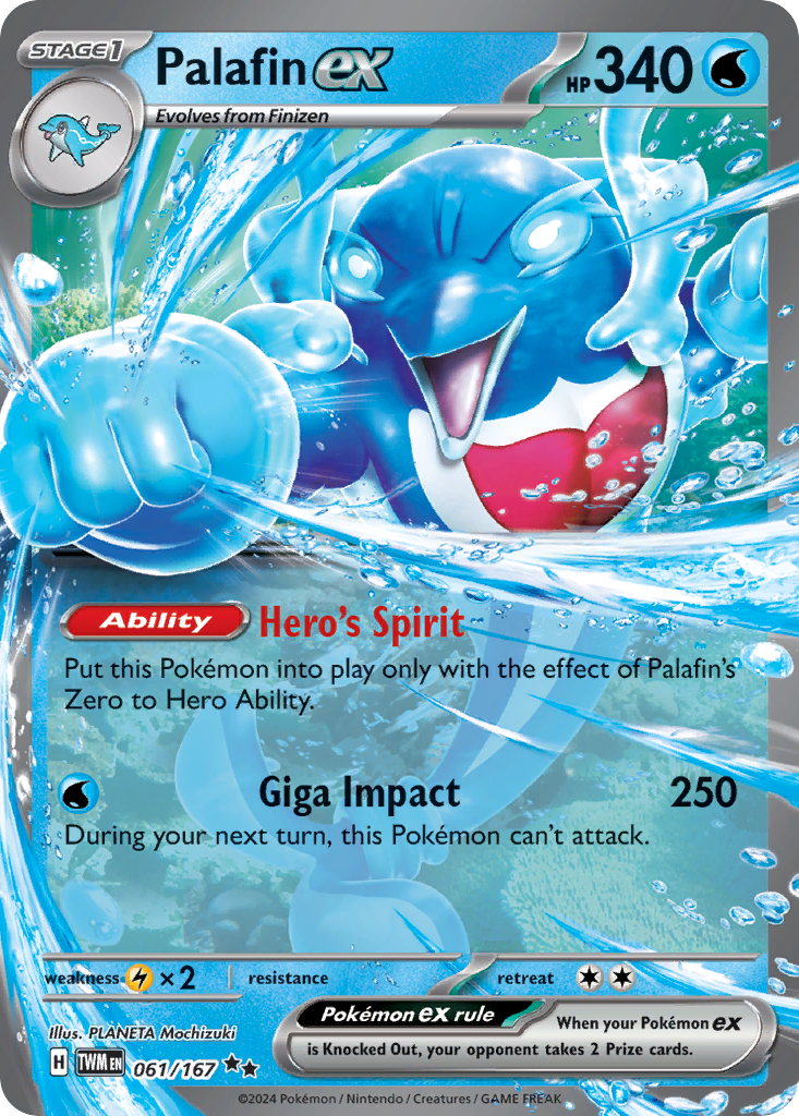Palafin ex — SV06: Twilight Masquerade #061/167