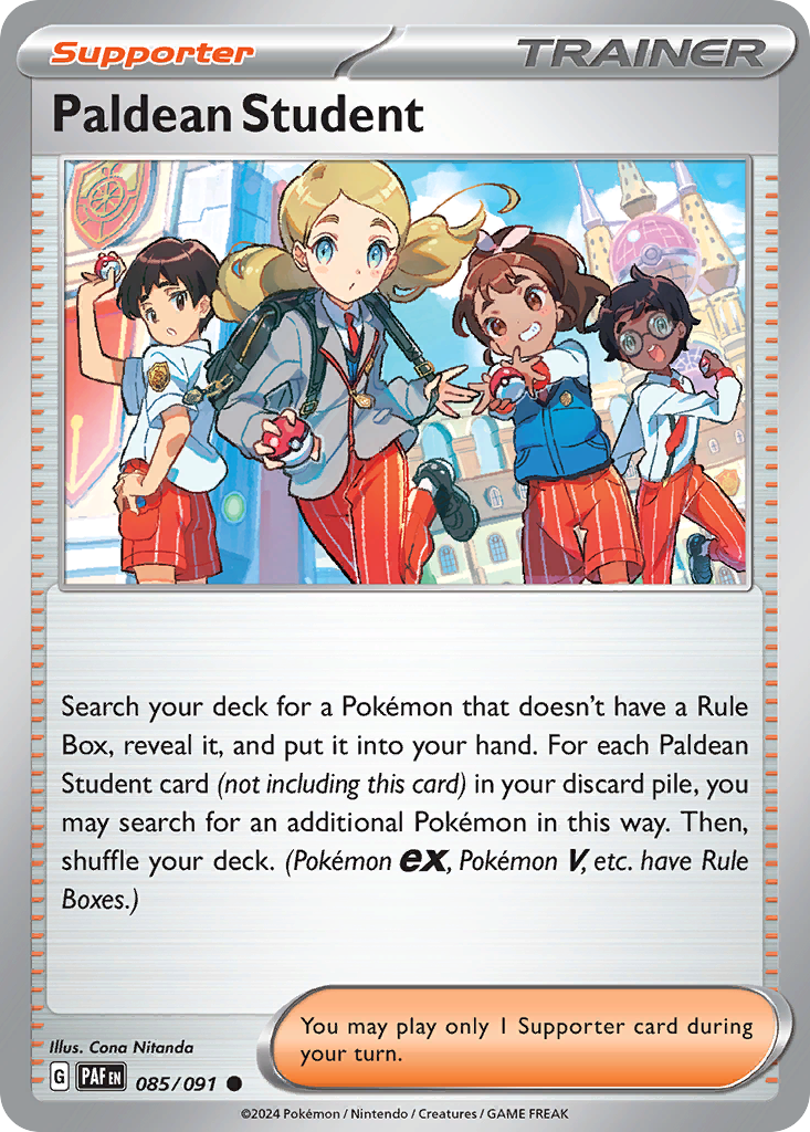 Paldean Student — SV: Paldean Fates #085/091
