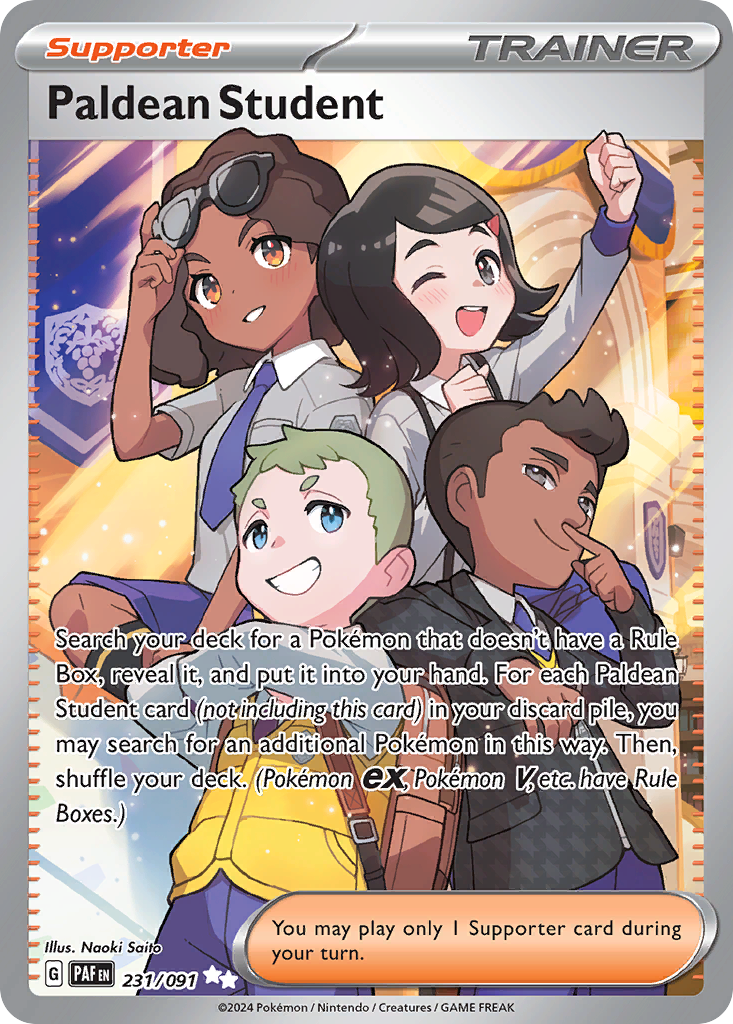 Paldean Student — SV: Paldean Fates #231/091