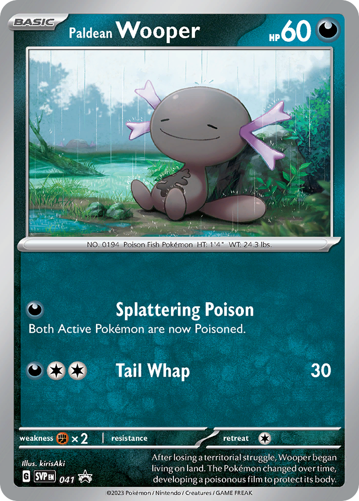 Paldean Wooper — SV: Scarlet & Violet Promo Cards #041