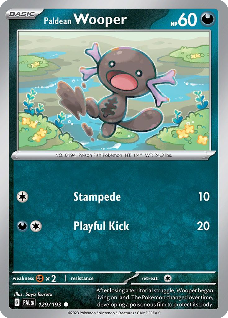 Paldean Wooper — SV02: Paldea Evolved #129/193