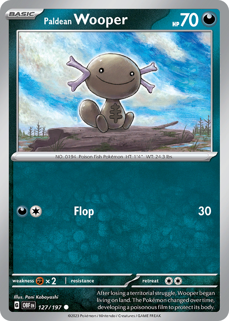Paldean Wooper — SV03: Obsidian Flames #127/197