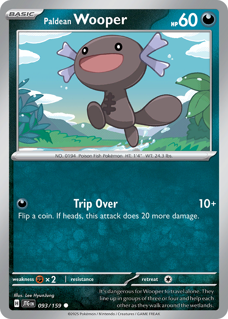 Paldean Wooper — SV09: Journey Together #093/159