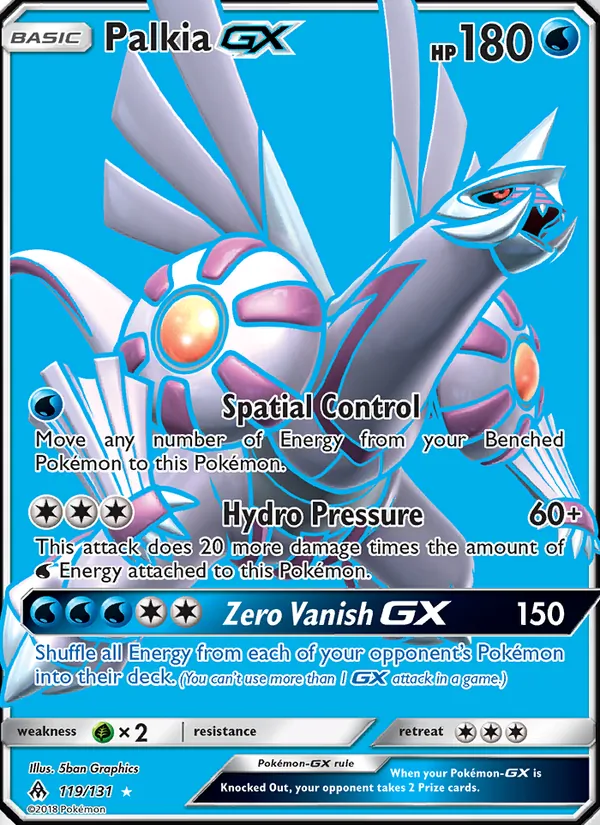 Palkia GX (Full Art) — SM - Forbidden Light #119/131