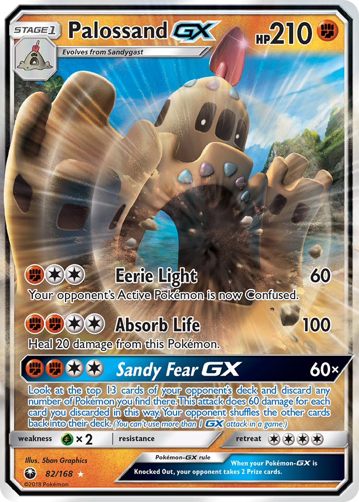 Palossand GX — SM - Celestial Storm #82/168