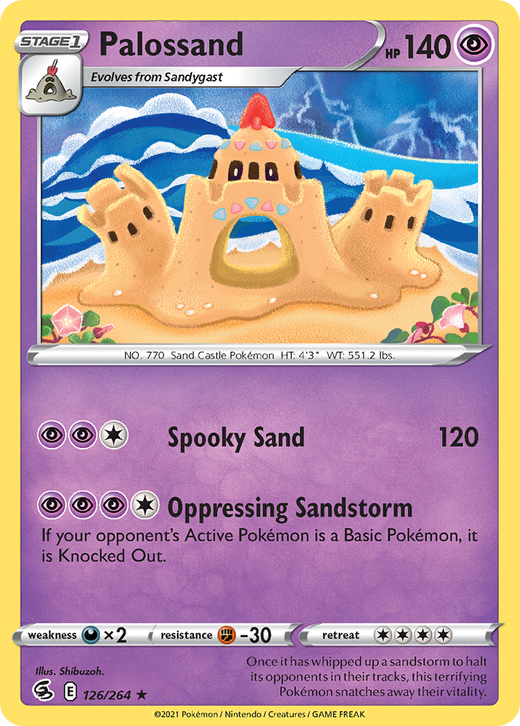 Palossand — SWSH08: Fusion Strike #126/264