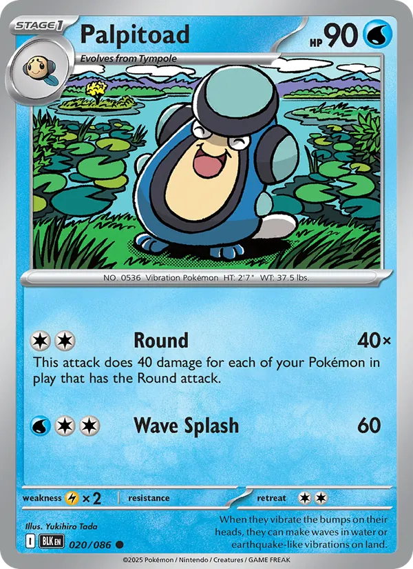 Palpitoad (Poke Ball Pattern)