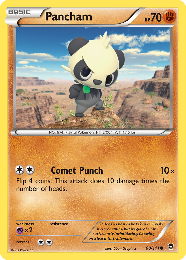 Pancham (60) — XY - Furious Fists #60/111