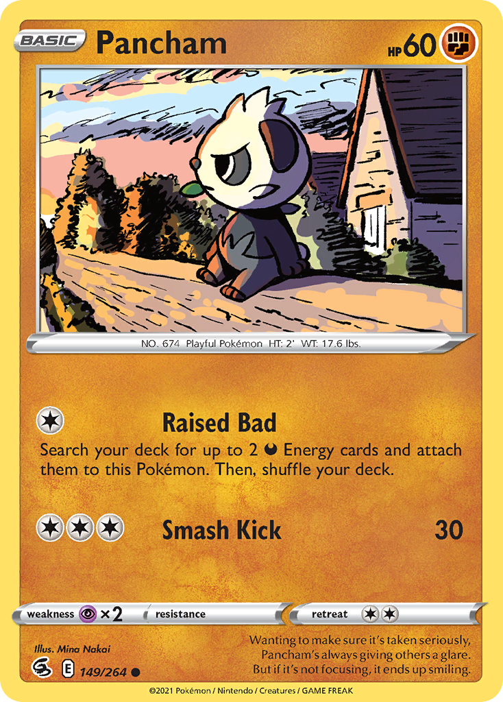 Pancham — SWSH08: Fusion Strike #149/264