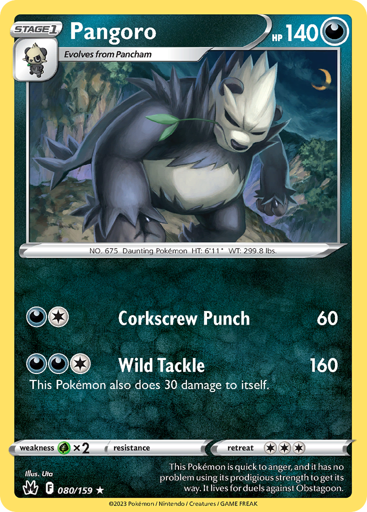 Pangoro — SWSH: Crown Zenith #080/159