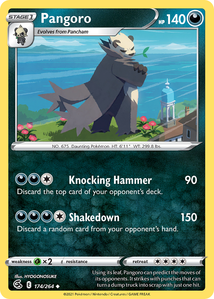 Pangoro — SWSH08: Fusion Strike #174/264
