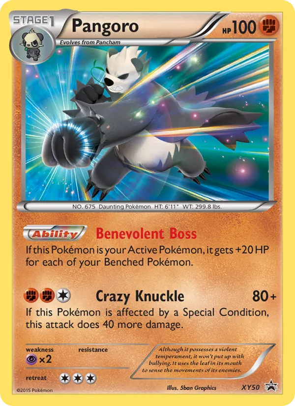 Pangoro — XY Promos #XY50