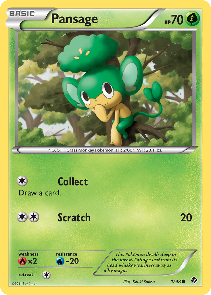 Pansage — Emerging Powers #1/98