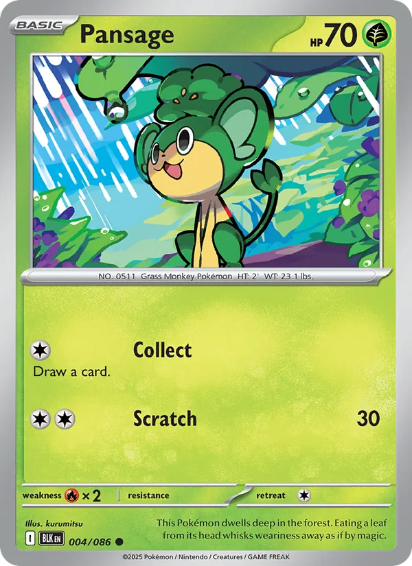 Pansage (Master Ball Pattern)