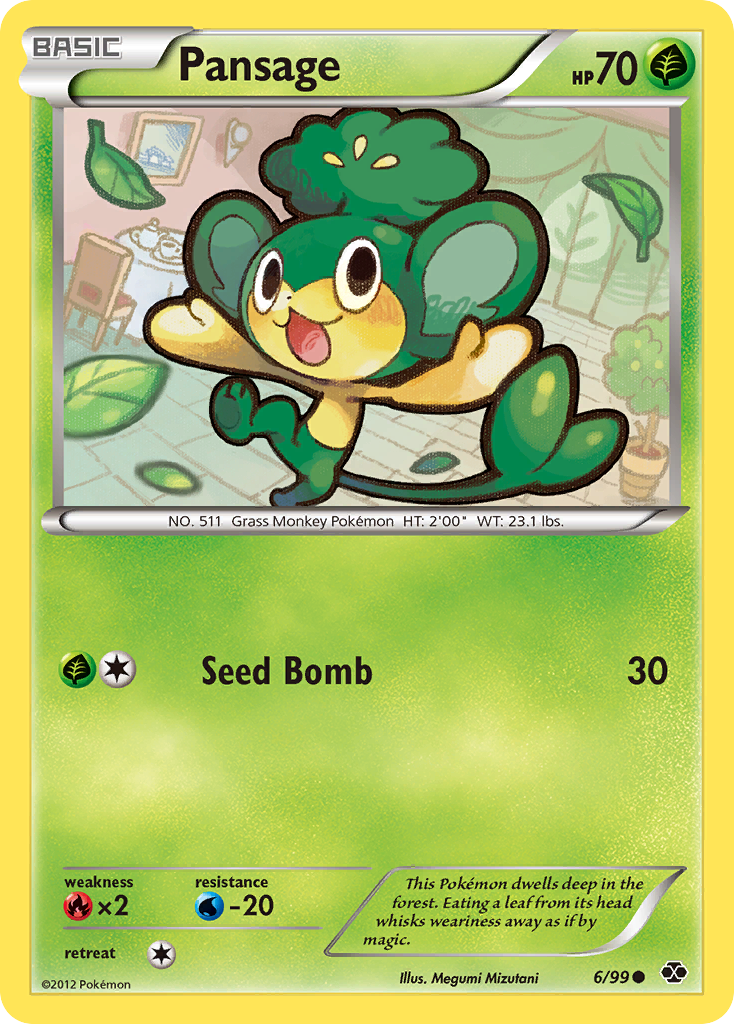 Pansage — Next Destinies #6/99